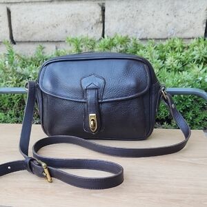 Brown Vintage Dooney & Bourke East/West Camera Crossbody Bag